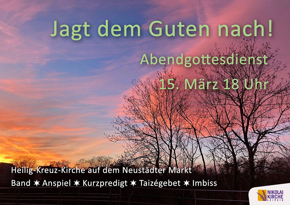 Abendgottesdienst Plakat